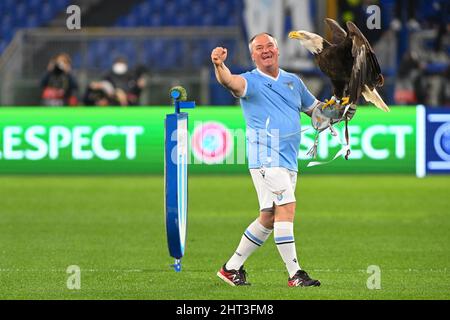 Rome, Italy. 24th Feb, 2022. Olympia during the Knockout Round Play-Offs Leg Two - UEFA Europa League between SS Lazio and FC Porto at Stadio Olimpico on 24th of February, 2022 in Rome, Italy. (Photo by Domenico Cippitelli/Pacific Press/Sipa USA) Credit: Sipa USA/Alamy Live News Stock Photo