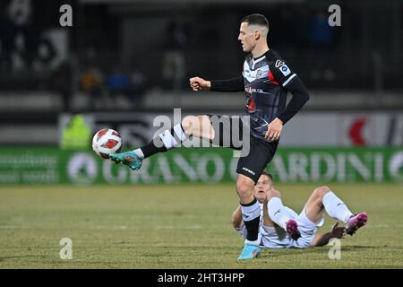 Lugano, Switzerland. 26th Feb, 2022. Lugano Fans during the Super League  match between FC Lugano and FC Servette at Cornaredo Stadium in Lugano,  Switzerland Cristiano Mazzi/SPP Credit: SPP Sport Press Photo. /Alamy