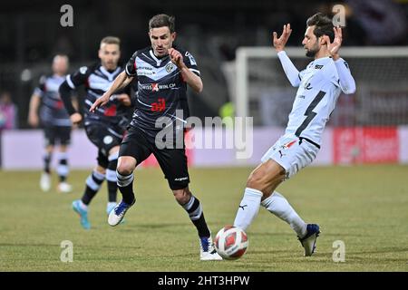 Lugano, Switzerland. 26th Feb, 2022. Lugano Fans during the Super League  match between FC Lugano and FC Servette at Cornaredo Stadium in Lugano,  Switzerland Cristiano Mazzi/SPP Credit: SPP Sport Press Photo. /Alamy