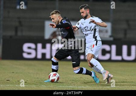 Lugano, Switzerland. 26th Feb, 2022. Lugano Fans during the Super League  match between FC Lugano and FC Servette at Cornaredo Stadium in Lugano,  Switzerland Cristiano Mazzi/SPP Credit: SPP Sport Press Photo. /Alamy