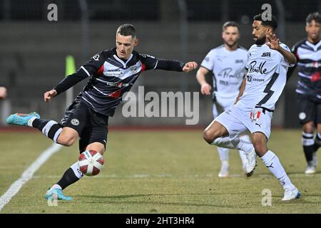 Lugano, Switzerland. 26th Feb, 2022. Lugano Fans during the Super League  match between FC Lugano and FC Servette at Cornaredo Stadium in Lugano,  Switzerland Cristiano Mazzi/SPP Credit: SPP Sport Press Photo. /Alamy