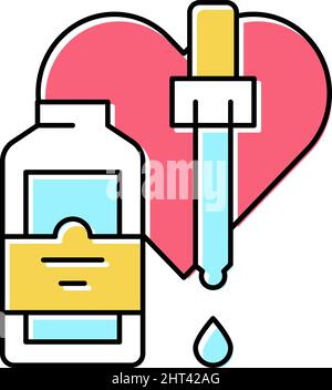 medicaments for animal color icon vector illustration Stock Vector