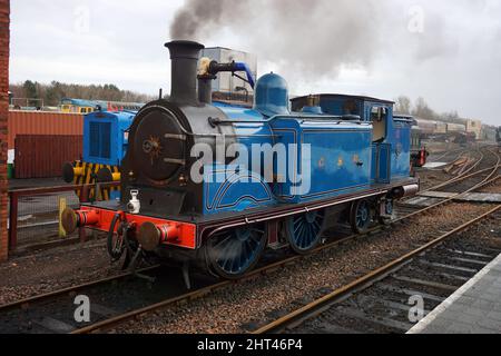 Steam engine Caledonian Railway 419 Stock Photo