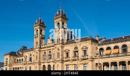 San Sebastian (Donostia) townhal - Spain Stock Photo