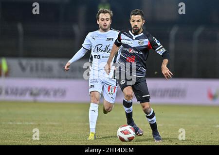 Lugano, Switzerland. 26th Feb, 2022. Lugano Fans during the Super League  match between FC Lugano and FC Servette at Cornaredo Stadium in Lugano,  Switzerland Cristiano Mazzi/SPP Credit: SPP Sport Press Photo. /Alamy