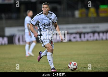 Lugano, Switzerland. 26th Feb, 2022. Lugano Fans during the Super League  match between FC Lugano and FC Servette at Cornaredo Stadium in Lugano,  Switzerland Cristiano Mazzi/SPP Credit: SPP Sport Press Photo. /Alamy