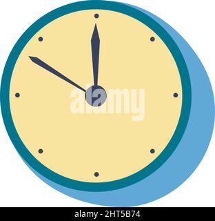 Clock with arrows showing time, watch countdown Stock Vector