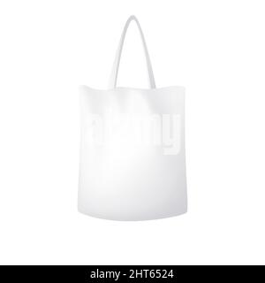 Vector bag in mesh gradient style. Editable color Stock Vector