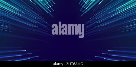 Abstract background of Dots connection with copy or design space. Bid data or quantum concept. Stock Photo