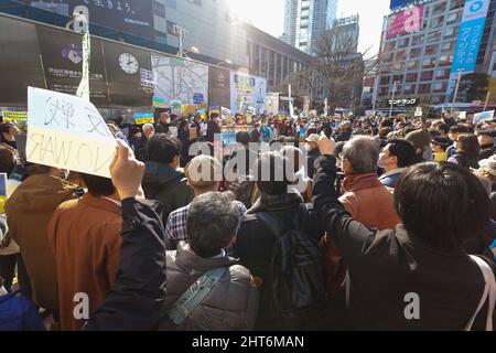 Activists demonstrate against 