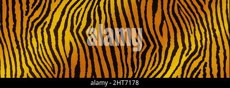 tiger print useful as a background for your design Stock Photo