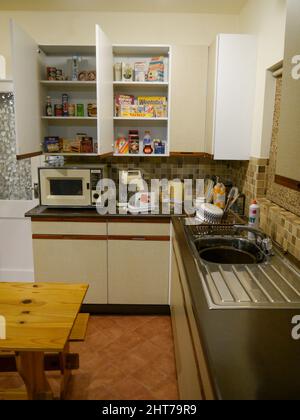 A 1980's kitchen Stock Photo