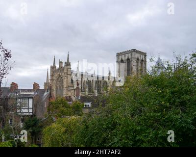 The exterior of York Minster, York, England Stock Photo