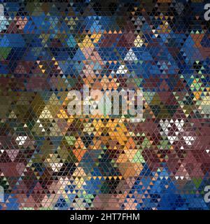 Tiny triangle patterned wall or carpet texture background Stock Photo