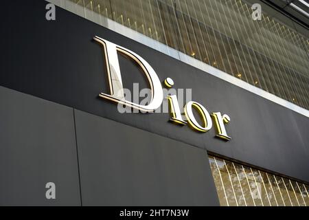 Facade of the Dior Store on the Avenue Des Champs-ElysÃ©es, Paris