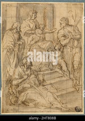 17th century - The Holy Family with Saints Anne and Catherine of ...