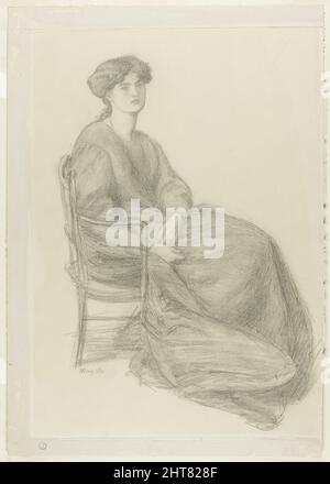 Mrs. William Morris Seated in Chair, May 1870.