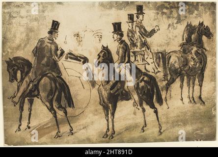 Riders and Equipage, n.d. Stock Photo