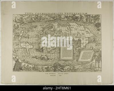 WORLD MAP 1532 GRYNAEUS Stock Photo - Alamy
