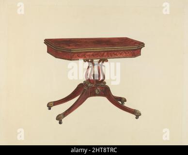 Card Table, 1936 Stock Photo - Alamy