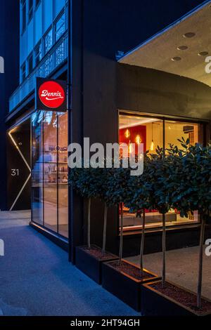 Dennis Publishing HQ Headquarters Bloomsbury London. Founded 1973 by Felix Dennis, media and magazine publisher. Stock Photo