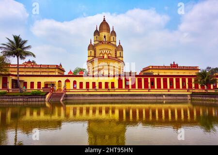 Dakshineswar Kali Temple, Kolkata, West Bengal, India Stock Photo