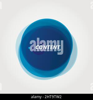 Colored circles collected in abstract composition Stock Vector