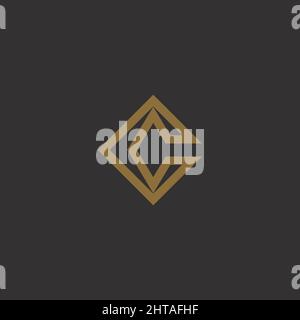 Letter C logo design vector template Stock Vector