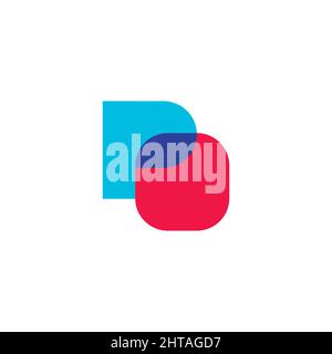 PO logo design inspiration vector template Stock Vector