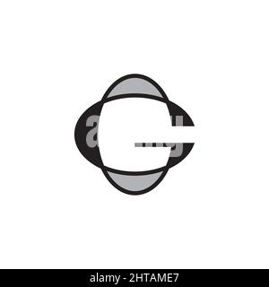 Creative letter G logo design illustration vector template Stock Vector