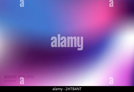 Abstract gradient mesh of purple design decorative artwork style. Futuristic style of template background. Illustration vector Stock Vector