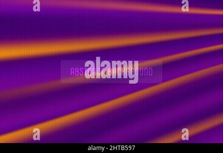 Abstract gradient colourful mesh stripe lines with particles dots decorative artwork. Overlapping template design background. Illustration vector Stock Vector