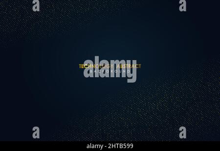 Abstract golden dots pattern design, halftone artwork decorative template. Simple style for classic cover background. Illustration vector Stock Vector