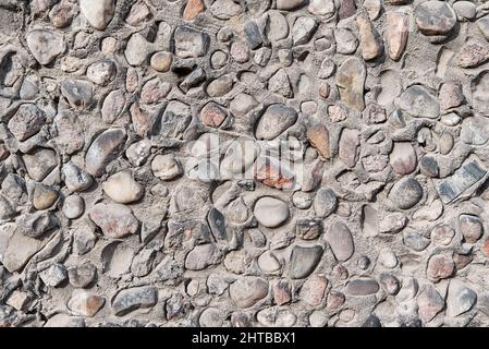 Texture of old grunge gray stone wall, Abstract background Stock Photo