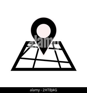 Abstract vector icon on the white, Illustration isolated for graphic and web design. Simple flat symbol. Stock Vector