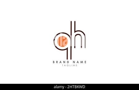 Alphabet letters Initials Monogram logo ED, DE, E and D Stock Vector
