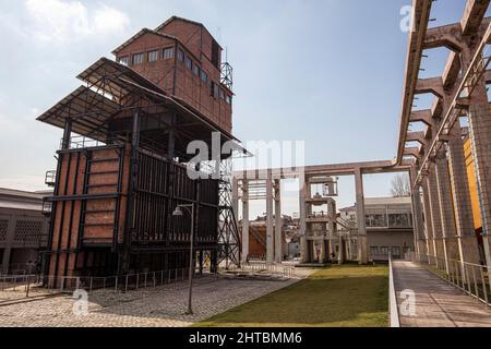 The historical gashane built in 1892 was restored and turned into a Culture and Art Center. Gazhane Museum (Muze Gazhane) was opened on 9 July 2021. K Stock Photo