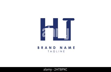 Alphabet letters Initials Monogram logo HU, UH, H and U Stock Vector
