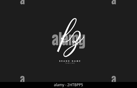 Alphabet letters Initials Monogram logo FZ, ZF, F and Z Stock Vector