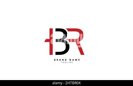 Alphabet letters Initials Monogram logo BR, RB, R and B Stock Vector