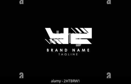 Alphabet letters Initials Monogram logo YZ, ZY, Y and Z Stock Vector