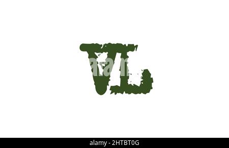 Alphabet letters Initials Monogram logo VL, LV, V and L Stock Vector