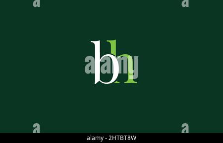Alphabet letters Initials Monogram logo BH, HB, B and H Stock Vector