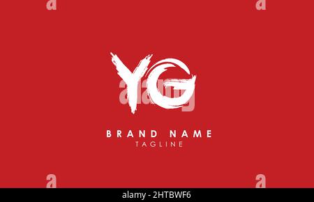 Alphabet letters Initials Monogram logo YG, GY, Y and G Stock Vector