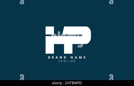 Alphabet letters Initials Monogram logo HP, PH, H and P Stock Vector