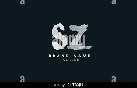 Alphabet letters Initials Monogram logo SZ, ZS, S and Z Stock Vector