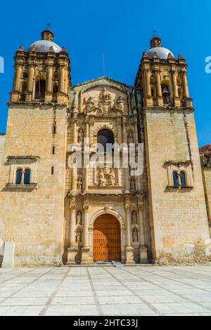 The ancient Zapotec structures inside Monte Alban Archaeological Zone in Mexico Stock Photo