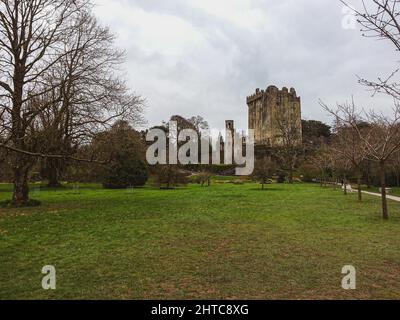 Beautiful shot of the Blarney Castle on a day in spring