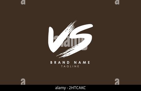 Alphabet letters Initials Monogram logo VS, SV, V and S Stock Vector
