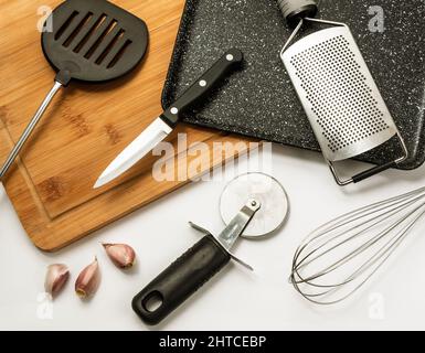 Kitchen utensil still life Stock Photo